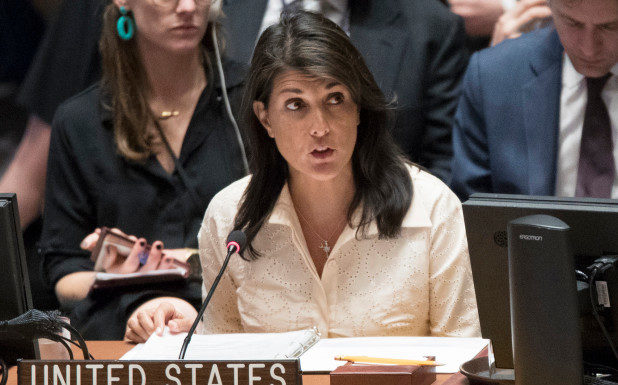 WATCH: Nikki Haley Slams UN, Walks Out On Palestinian Representative