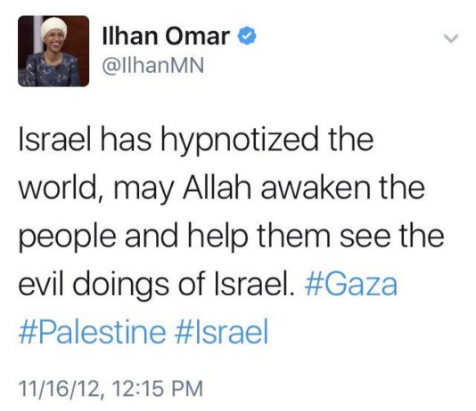 Ilhan Omar Deletes Tweet Smearing Covington High Schoolers, But Her Anti-Semitic Tweets Remain Online